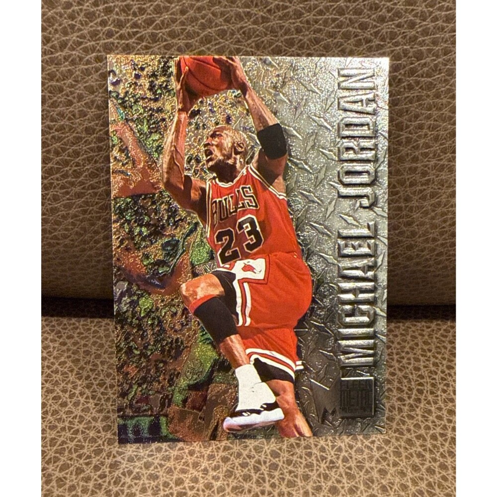 Fleer Metal 1996-97 Michael Jordan Chicago Bulls Basketball Card #11